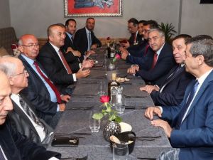 Çavuşoğlu Ve Akıncı, Cenevre’de Siyasi Temsilcilerle Bir Araya Geldi
