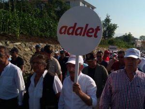 Chp Heyeti 15. Günün İlk Mola Yerine Ulaştı