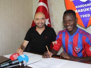 Karabükspor, Hamidou Traore İle 3 Yıllık Sözleşme İmzaladı