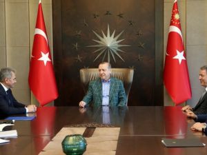 Cumhurbaşkanı Erdoğan Rusya Savunma Bakanı’nı Kabul Etti
