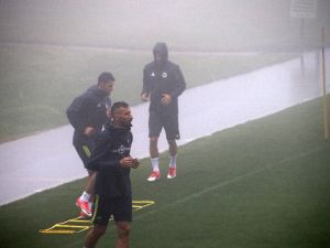 Fenerbahçe Sis Altında Çalıştı