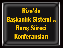 Rize'de İki Konferans Düzenlenecek