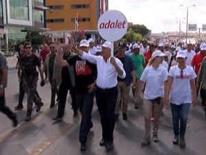 Kılıçdaroğlu, "Adalet Yürüyüşü"ne Pendik’te Mola Verdi