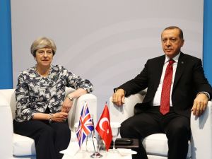 Erdoğan Theresa May İle Görüştü