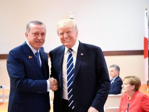 Cumhurbaşkanı Erdoğan Trump İle Bir Araya Geldi