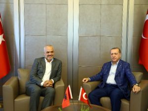 Erdoğan Arnavutlu Başbakanı Rama’yı Kabul Etti