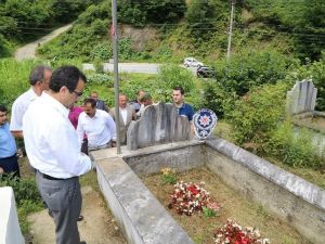 Çayeli’nde Şehitler Mezarları Başında Anıldı