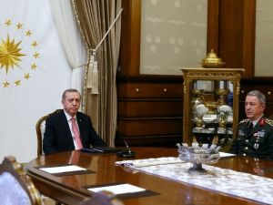 Cumhurbaşkanı Erdoğan, Orgeneral Akar’ı Kabul Etti