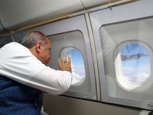F-16’ları Selamladı