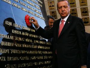 Erdoğan, Beştepe’deki Şehitler Abidesi’ni Açtı