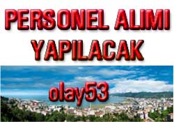 Personel alım ilanı
