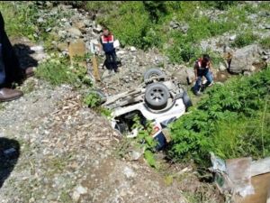 Giresun’da Trafik Kazası 1 Ölü 2 Yaralı