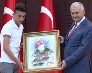 Resim Yarışması Türkiye Birincisi Rize'den!