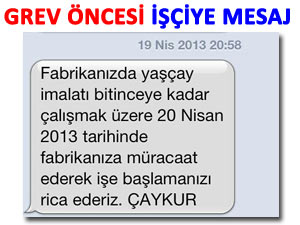 Çaykur'da Erken Mesai