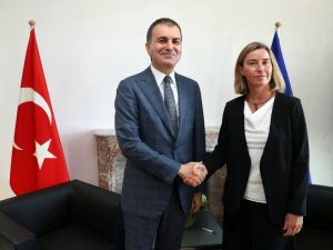 Bakan Çelik Mogherini İle Görüştü