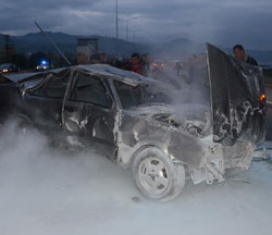Trabzon'da trafik kazası 3 yaralı