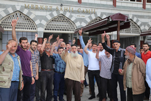 Rize'de İsrail Protestosu