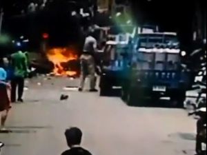 İki Kişinin Öldüğü Patlama Anı Kamerada