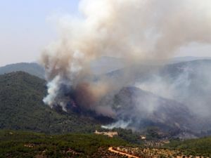 Bayındır’daki Yangın Kısmen Kontrol Altına Alındı