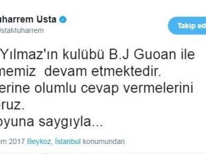 Muharrem Usta’dan Burak Yılmaz Açıklaması