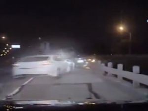 Polis Bu Kazadan Sağ Kurtuldu