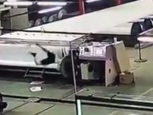 Fabrikada Korkunç Kaza !