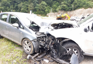 Trabzon'da trafik kazası 6 yaralı