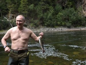 Rusya Devlet Başkanı Putin Balık Avında