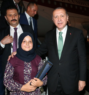 Cumhurbaşkanı Erdoğan Helikopterle Rize’ye geçiyor