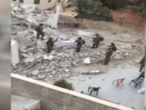 İşgal Güçleri, Filistinlilerin Evlerini Yıktı