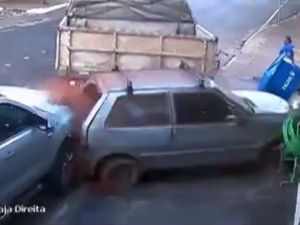 Kamyon Dehşet Saçtı
