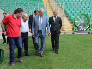 Timsah Arena’ya Hibrit Çim