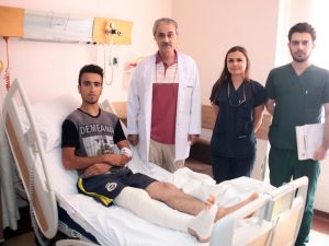 Dünyada İlk Kez Uygulandı: Bacağı Kesilmekten Kurtuldu