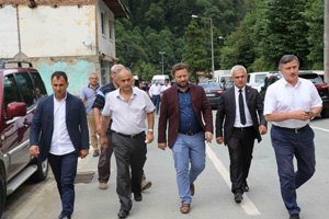 İl Başkanı Avcı, Hemşin ve Tunca’daki Karayolu Yatırımlarını İnceledi
