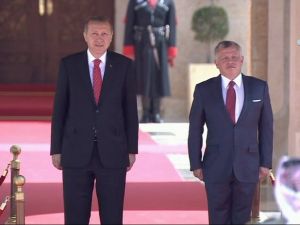 Erdoğan’a Ürdün’de Resmi Törenle Karşılama