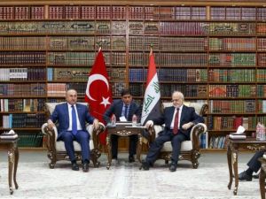 Çavuşoğlu Irak’ta Mevkidaşı Caferi İle Görüştü