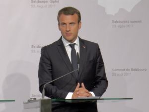 Fransa Cumhurbaşkanı Macron Salzburg’ta