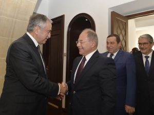 Akıncı, Recep Akdağ’ı Kabul Etti