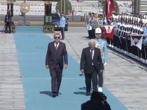 Erdoğan, Abbas’ı Resmi Törenle Karşıladı