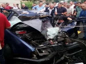 Rize'de Trafik Kazası 2 Ölü, 2 Yaralı