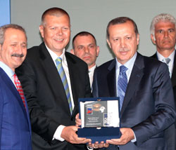 Çayeli Bakır'ın Ödülü Erdoğan'dan