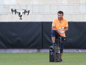 Osmanlısporlu Oyunculara Drone’lu Takip