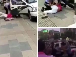 Anne İle Bebeğine Sert Müdahale Eden Polislere Linç Girişimi