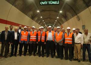 TBMM Başkanı Kahraman, Ovit Tünelinde İncelemelerde Bulundu