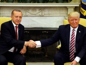 Cumhurbaşkanı Erdoğan Trump İle Görüştü