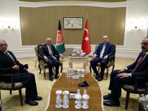 Erdoğan Afgan Mevkidaşıyla Görüştü