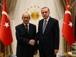 Cumhurbaşkanı Erdoğan, Fransa Dışişleri Bakanı’nı Kabul Etti