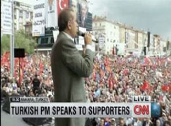 CNN AK Parti'nin mitingini kaç saniye yayınladı?