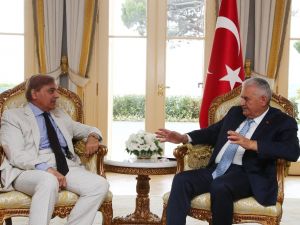 Başbakan Yıldırım, Pencap Eyaleti Başbakanı Şerif’i Kabul Etti