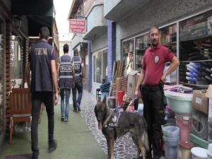 Artvin’de Narkotik Köpekler Eşliğinde Sokak Uygulaması